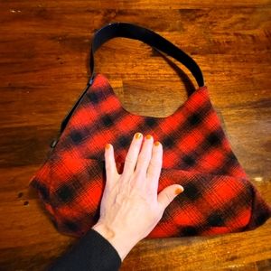 J. Jill Plaid Hand Bag
